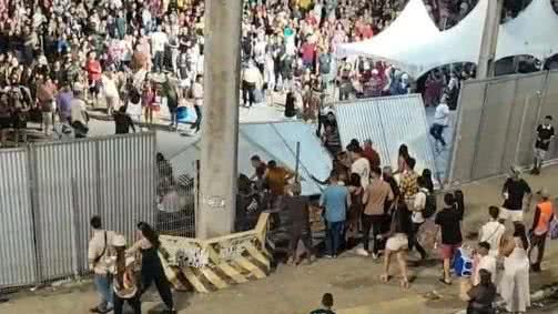 Organização do evento e segurança pública ainda não se pronunciaram sobre a invasão que ocorreu durante as festividades do São João. - Divulgação