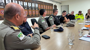 Comandantes da PMRN e Corpo de Bombeiros discutem ajustes operacionais - Reprodução/Assessoria