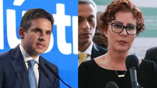 Presidente da Câmara, Hugo Motta, afirma que Plenário decide futuro de Zambelli, que enfrenta condenação e prisão. - Divulgação