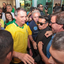 Bolsonaro sendo recebido por apoiadores no Aeroporto Internacional de Natal nesta quinta-feira (12) - Divulgação