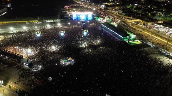 O público acompanhou os shows de atrações nacionais como Simone Mendes, Xand Avião e Belo - Secom/Prefeitura do Natal