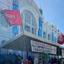 Chegando na prefeitura, os trabalhadores irão comunicar de maneira oficial o início da paralisação aos gestores e à população - Reprodução/Sindsaúde
