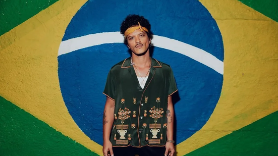 Cantor Bruno Mars - Reprodução/redes sociais