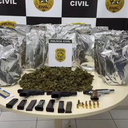 Material apreendido pela polícia durante a operação - Divulgação/Polícia Civil do RN