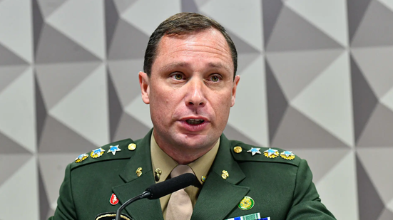 Mauro Cid, ex-ajudante de ordens do ex-presidente Jair Messias Bolsonaro (PL) - Geraldo Magela/Agência Senado