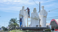 SEMSUR realizando a ação - Divulgação/SEMSUR