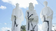 O monumento tem como objetivo homenagear os co-padroeiros de Natal - Divulgação/SEMSUR