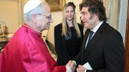 Durante a reunião, foram discutidos temas como desenvolvimento socioeconômico e coesão social entre Argentina e Vaticano. - Divulgação