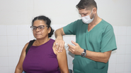 A vacinação contra a gripe está disponível para toda a população - Reprodução/Assessoria