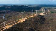 Investimentos em energia eólica no RN promovem desenvolvimento regional e geram empregos, mas também trazem desafios sociais e ambientais. - Divulgação