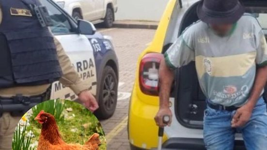 Imagens chocantes mostram o idoso cometendo atos de abuso, resultando em sua prisão em flagrante. - Divulgação