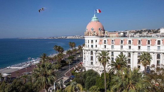 O presidente Luiz Inácio Lula da Silva está em Nice, hospedado no hotel La Negresco, conhecido por suas diárias de alto padrão. - Divulgação