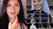 Irmã Eva, aos 21 anos, surpreende ao unir beleza e fé, atuando em projetos sociais enquanto viraliza nas redes sociais. - Reprodução