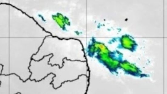 Previsão indica continuidade das chuvas, com pancadas mais fortes do litoral Sul até a região de Touro - Reprodução