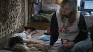 Profissional de MSF durante atendimento no centro para pessoas deslocadas em Vinnytsia, na Ucrânia - Carolina Thirion/MSF