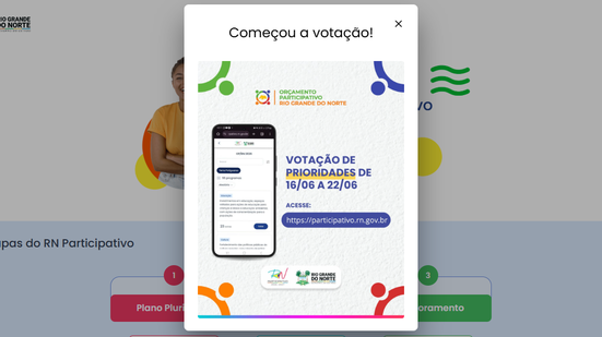 O o OP/RN é uma ferramenta de democracia direta - Reprodução