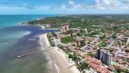 Praia de Pirangi, em Parnamirim - Reprodução