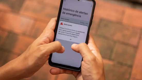 Celulares vão receber alerta de emergência em Natal neste sábado (14); veja como vai funcionar - Reprodução