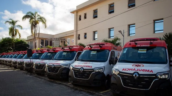 Mais 18 ambulâncias do SAMU são entregues ao Rio Grande do Norte - Reprodução
