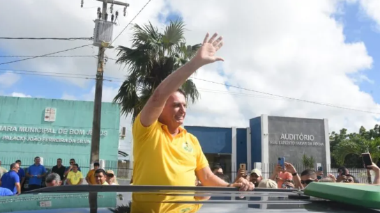 Jair Bolsonaro no RN - Reprodução