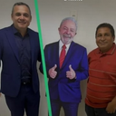 Prefeito de Sucupira do Riachão vira meme após “reunião” com Lula de papelão - Reprodução