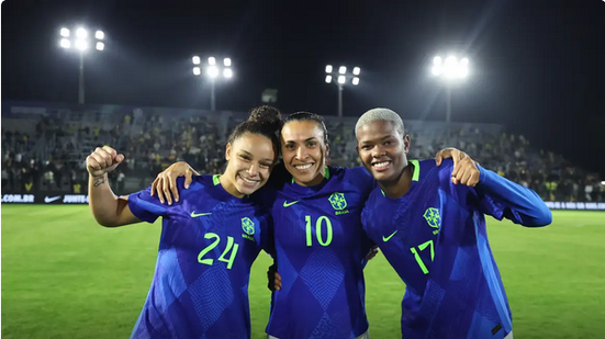 Seleção feminina assume quarta posição do ranking da Fifa - Reprodução