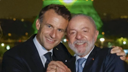 Lula e Macron são homenageados pela Embaixada da França no Dia dos Namorados - Reprodução