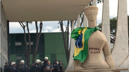 STF nega recurso de mulher que pichou estátua no 8 de janeiro - Reprodução