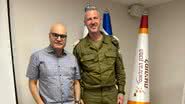 Secretário Vagner Araújo ao lado de major de Israel - Foto Cedida