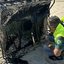 Técnicos do IBAMA registram resíduos sólidos contaminados, aumentando o risco para a fauna local e o ecossistema marinho. - Divulgação/IBAMA