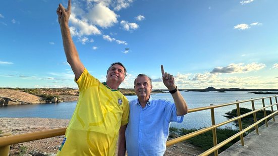 Rogério Marinho e Bolsonaro - Reprodução/Assessoria