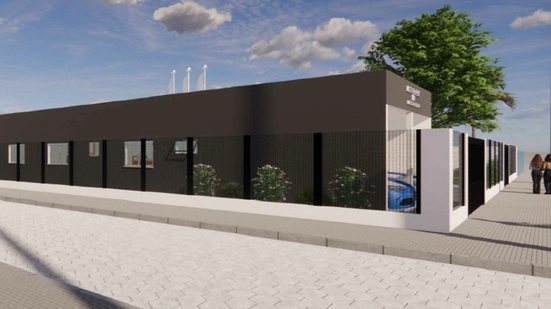 O novo destacamento da PM em Extremoz terá área construída de 134,65 m² - Reprodução/Assessoria