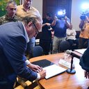 A cerimônia de oficialização contou com a presença de autoridades locais, reforçando o compromisso com a preservação e o lazer na cidade. - Divulgação/Prefeitura do Natal