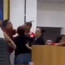 O debate do PT em Olinda foi marcado por bate-bocas e acusações, culminando em uma briga entre militantes. - Divulgação