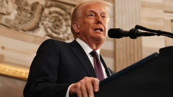 A declaração de Trump ocorre durante a cúpula do Brics no Brasil, onde o grupo discute cooperação e crescimento econômico. - Divulgação
