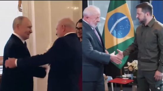 A cúpula no Rio de Janeiro minimiza a guerra na Ucrânia, focando em ataques a civis russos e ignorando vítimas ucranianas. - Divulgação