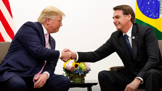 Trump destaca que Bolsonaro não cometeu irregularidades - Alan Santos / PR