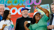 Durante cerimônia que aconteceu em Linhares (ES), na foz do Rio Doce, o presidente Lula enfatizou que o governo federal conseguiu avançar bastante - Ricardo Stuckert / PR