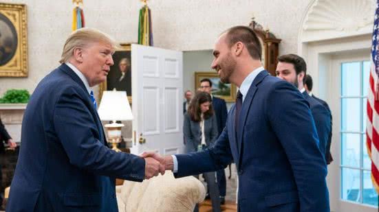 Inquérito do STF investiga Eduardo Bolsonaro por possível envolvimento em sanções dos EUA contra autoridades brasileiras. - Divulgação
