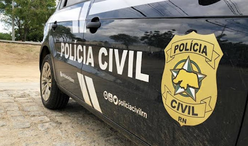 Após os procedimentos legais na delegacia, o suspeito foi encaminhado ao sistema prisional - Divulgação/Polícia Civil do RN