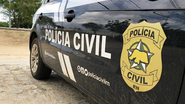 Após os procedimentos legais na delegacia, o suspeito foi encaminhado ao sistema prisional - Divulgação/Polícia Civil do RN