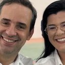 Após ser citada pela governadora Fátima Bezerra, Marianna e Cadu Xavier se reuniram para discutir a chapa para o Governo do RN. - Divulgação