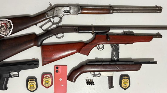 Materiais apreendidos durante a ação da polícia - Divulgação/Polícia Civil do RN