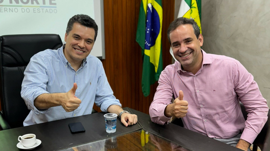 Walter Alves (MDB) e Carlos Eduardo Xavier - Divulgação