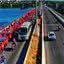 A Polícia Rodoviária Federal monitora a manifestação para garantir a segurança dos participantes e motoristas na região. - Divulgação