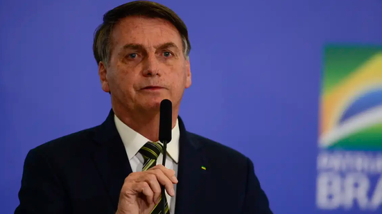 Ao chegar ao encontro, Bolsonaro evitou declarações - Marcello Casal Jr/Agência Brasil