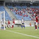 Os jogadores Giva e Hebert foram os responsáveis pelos gols da partida decisiva. - Foto: Anderson Régis