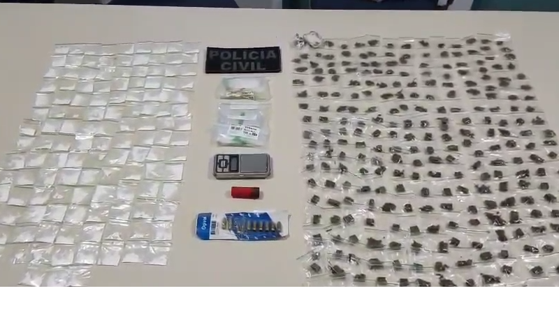 Material encontrado pela polícia durante a ação - Divulgação/Polícia Civil do RN