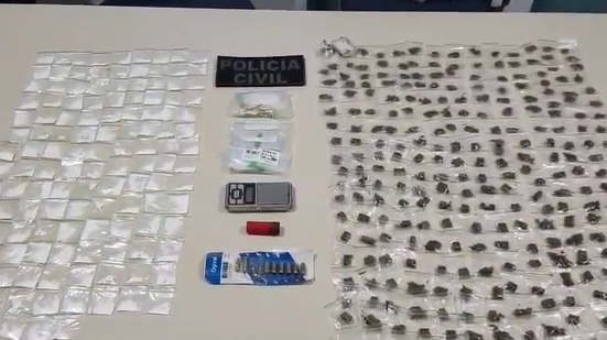 Material encontrado pela polícia durante a ação - Divulgação/Polícia Civil do RN