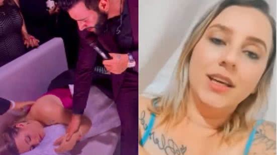 Com bom humor, a jovem comentou sobre o impacto de dormir no show e se declarou uma 'dorminhoca - Reprodução